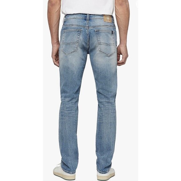 Buffalo David bitton Men's RelaxedStraight Jeans pants Denim W30 L32 Slim Ash